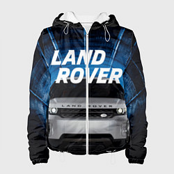 Куртка с капюшоном женская LAND ROVER, цвет: 3D-белый