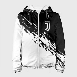 Куртка с капюшоном женская JUVENTUS, цвет: 3D-белый