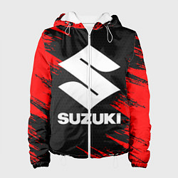 Куртка с капюшоном женская SUZUKI, цвет: 3D-белый