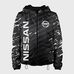 Куртка с капюшоном женская NISSAN, цвет: 3D-черный