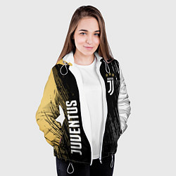 Куртка с капюшоном женская JUVENTUS, цвет: 3D-белый — фото 2