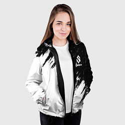 Куртка с капюшоном женская Sabaton, цвет: 3D-черный — фото 2