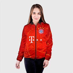Куртка с капюшоном женская BAYERN MUNCHEN, цвет: 3D-черный — фото 2