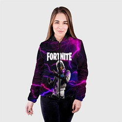 Куртка с капюшоном женская FORTNITE, цвет: 3D-черный — фото 2
