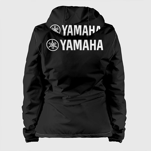 Женская куртка Yamaha на спине / 3D-Белый – фото 2