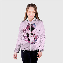 Куртка с капюшоном женская Космическая Сейлор Мун, цвет: 3D-белый — фото 2