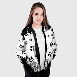 Куртка с капюшоном женская MARSHMELLO МАРШМЕЛЛОУ, цвет: 3D-черный — фото 2