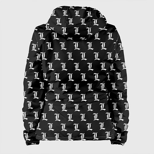 Женская куртка Эл паттерн черный / 3D-Черный – фото 2