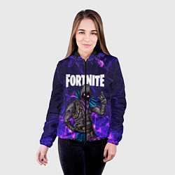 Куртка с капюшоном женская FORTNITE x RAVEN, цвет: 3D-черный — фото 2