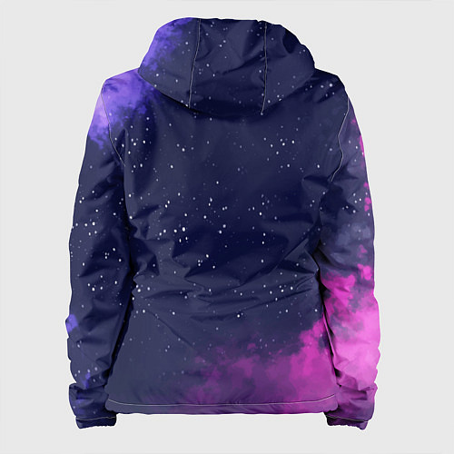Женская куртка Ламы фортнайт в космосе / 3D-Черный – фото 2