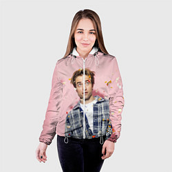 Куртка с капюшоном женская ROBERT PATTINSON, цвет: 3D-белый — фото 2