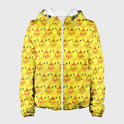 Куртка с капюшоном женская Pikachu БОМБИНГ, цвет: 3D-белый