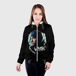 Куртка с капюшоном женская EMINEM 8 MILE, цвет: 3D-белый — фото 2