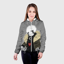 Куртка с капюшоном женская UNDERTALE, цвет: 3D-белый — фото 2