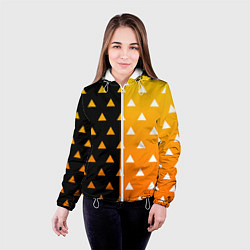 Куртка с капюшоном женская ZENITSU ЗЕНИТСУ КИМОНО, цвет: 3D-белый — фото 2