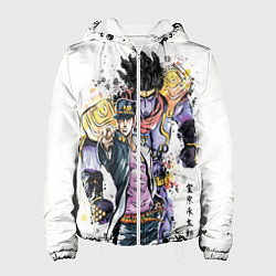 Куртка с капюшоном женская JOJO, цвет: 3D-белый