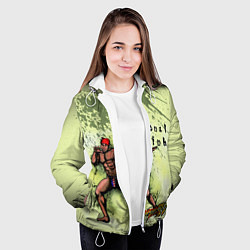 Куртка с капюшоном женская Gachimuchi 1 7, цвет: 3D-белый — фото 2