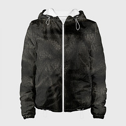 Женская куртка Черная кожа