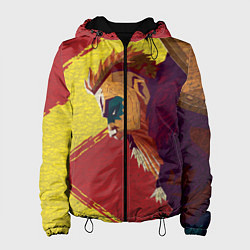 Куртка с капюшоном женская ASSASSINS CREED VALHALLA, цвет: 3D-черный