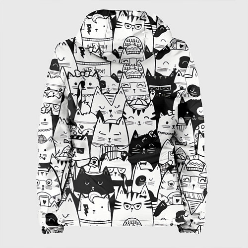 Женская куртка Котики / 3D-Белый – фото 2