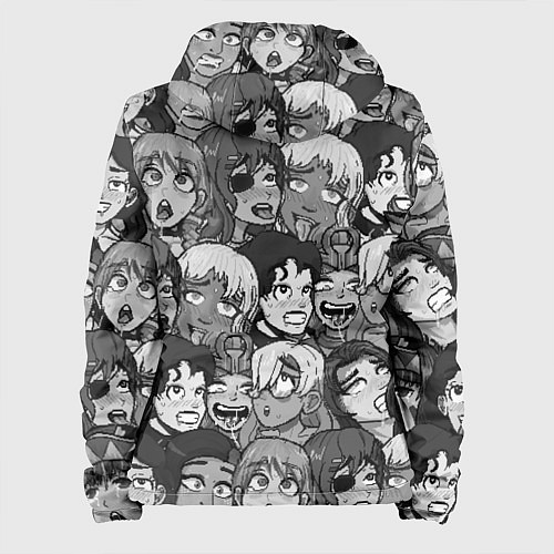 Женская куртка 8 bit ahegao / 3D-Черный – фото 2