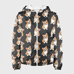 Женская куртка Корги малыши