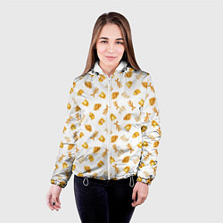Куртка с капюшоном женская Baked Goods Kowalski Pattern, цвет: 3D-белый — фото 2