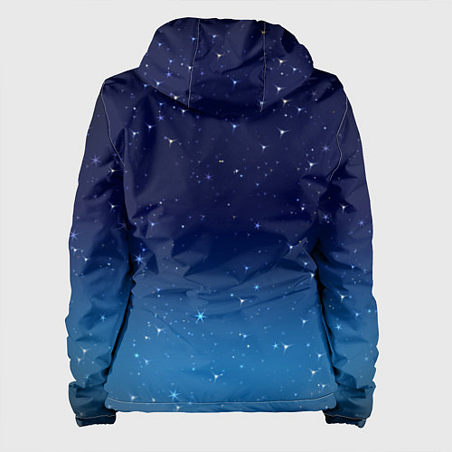 Женская куртка Звездное небо / 3D-Белый – фото 2
