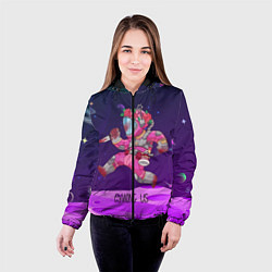 Куртка с капюшоном женская Among Us Girl, цвет: 3D-черный — фото 2