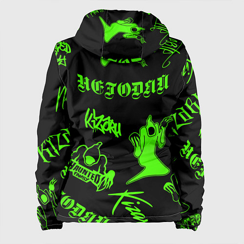 Женская куртка KIZARU HAUNTED FAMILY / 3D-Черный – фото 2