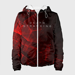Куртка с капюшоном женская DEATH STRANDING S, цвет: 3D-белый