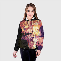 Куртка с капюшоном женская ЗЕНИЦУ ИЗ КЛИНКА, цвет: 3D-белый — фото 2