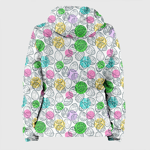 Женская куртка Пасхальные яйца / 3D-Черный – фото 2