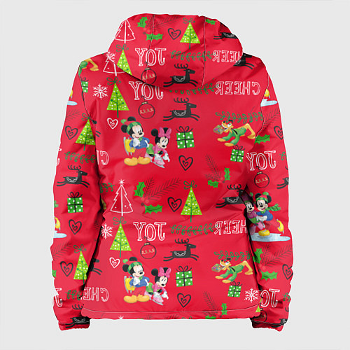 Женская куртка Mickey & Minnie pattern / 3D-Белый – фото 2