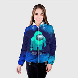 Куртка с капюшоном женская Among Us, цвет: 3D-белый — фото 2