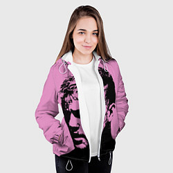 Куртка с капюшоном женская Lil peep, цвет: 3D-белый — фото 2