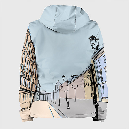 Женская куртка Петербург, я люблю тебя / 3D-Черный – фото 2