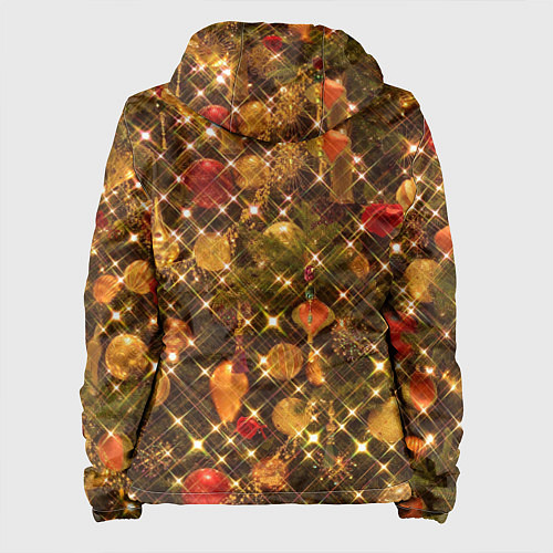 Женская куртка Новый Год / 3D-Белый – фото 2