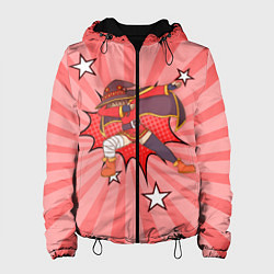 Куртка с капюшоном женская Megumin Dabbing, цвет: 3D-черный