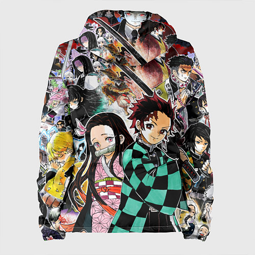 Женская куртка Клинок рассекающий демонов / 3D-Белый – фото 2