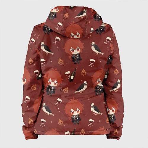 Женская куртка Genshin Impact / 3D-Белый – фото 2