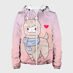 Куртка с капюшоном женская Альпака, цвет: 3D-белый