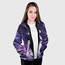 Куртка с капюшоном женская Альбедо, цвет: 3D-черный — фото 2