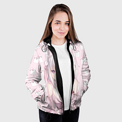 Куртка с капюшоном женская Эмилия, цвет: 3D-черный — фото 2