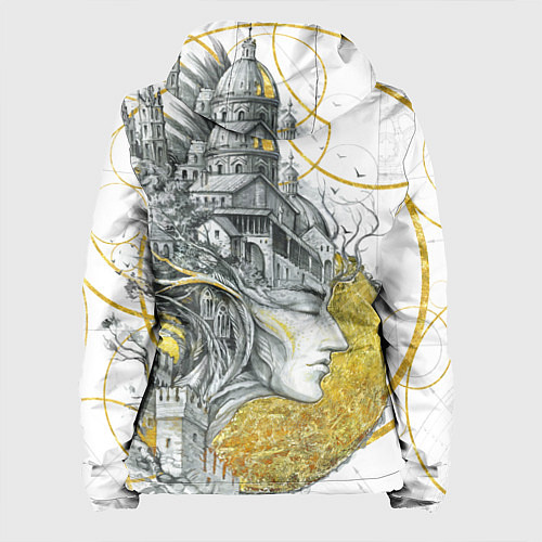 Женская куртка Мечты города / 3D-Белый – фото 2