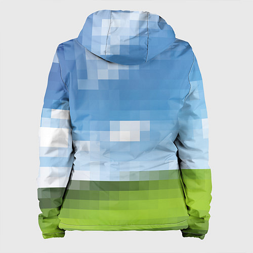 Женская куртка Люси на рабочем столе / 3D-Белый – фото 2