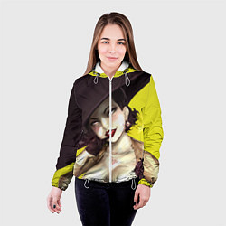 Куртка с капюшоном женская РЕЗИДЕНТ ИВЕЛ ДЕРЕВНЯ, цвет: 3D-белый — фото 2