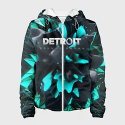 Куртка с капюшоном женская Detroit Become Human S, цвет: 3D-белый