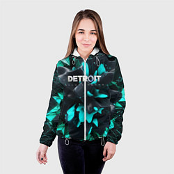 Куртка с капюшоном женская Detroit Become Human S, цвет: 3D-белый — фото 2