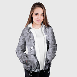 Куртка с капюшоном женская Ваня Дмитриенко, цвет: 3D-белый — фото 2